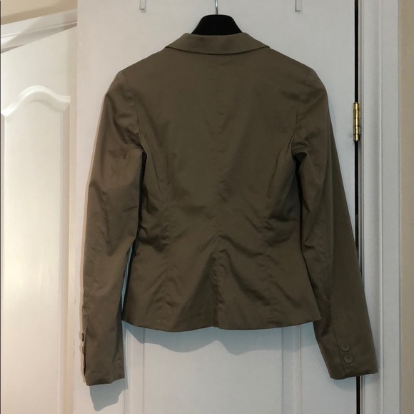 Khaki tan casual blazer - Picture 2 of 3
